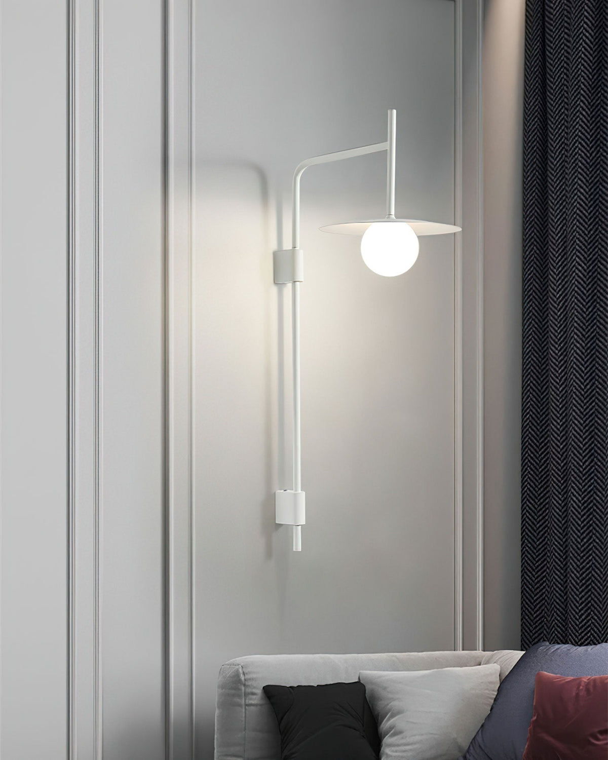 Lioririelle wandlamp modern minimalistisch met glazen kap