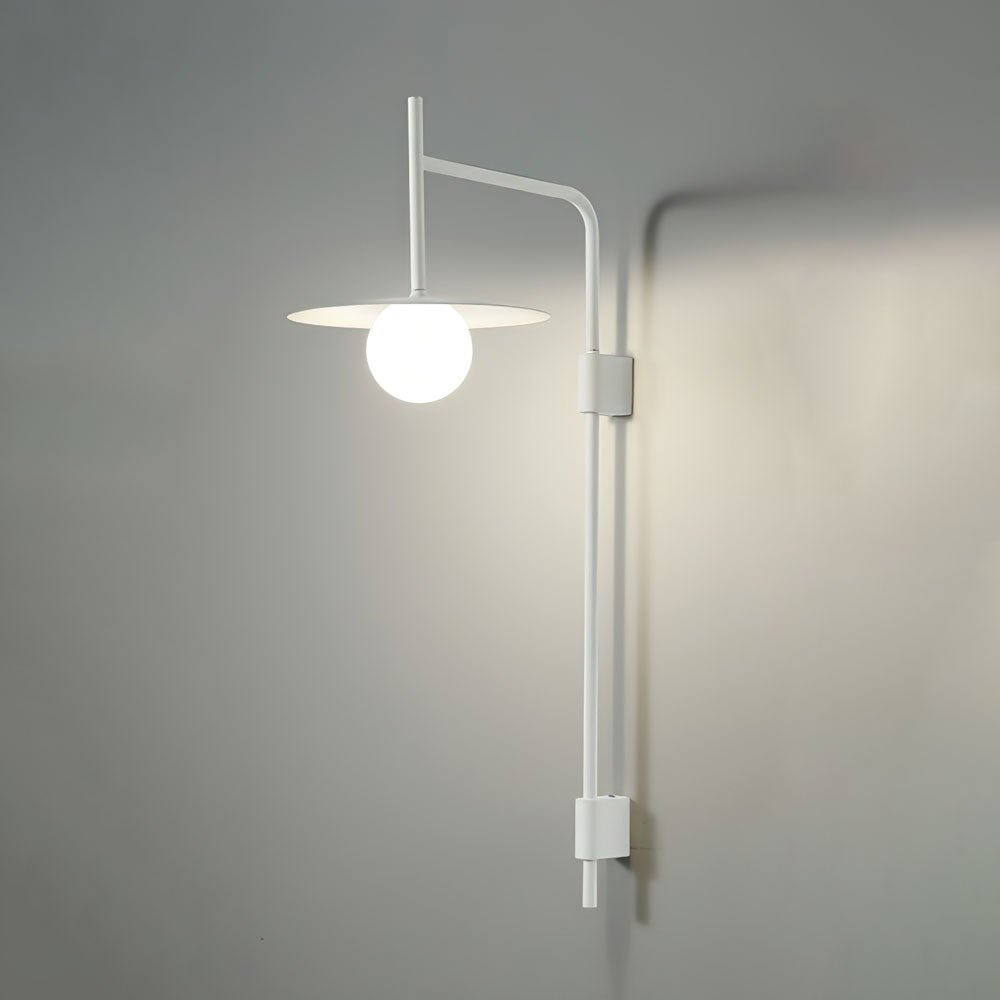 Lioririelle wandlamp modern minimalistisch met glazen kap