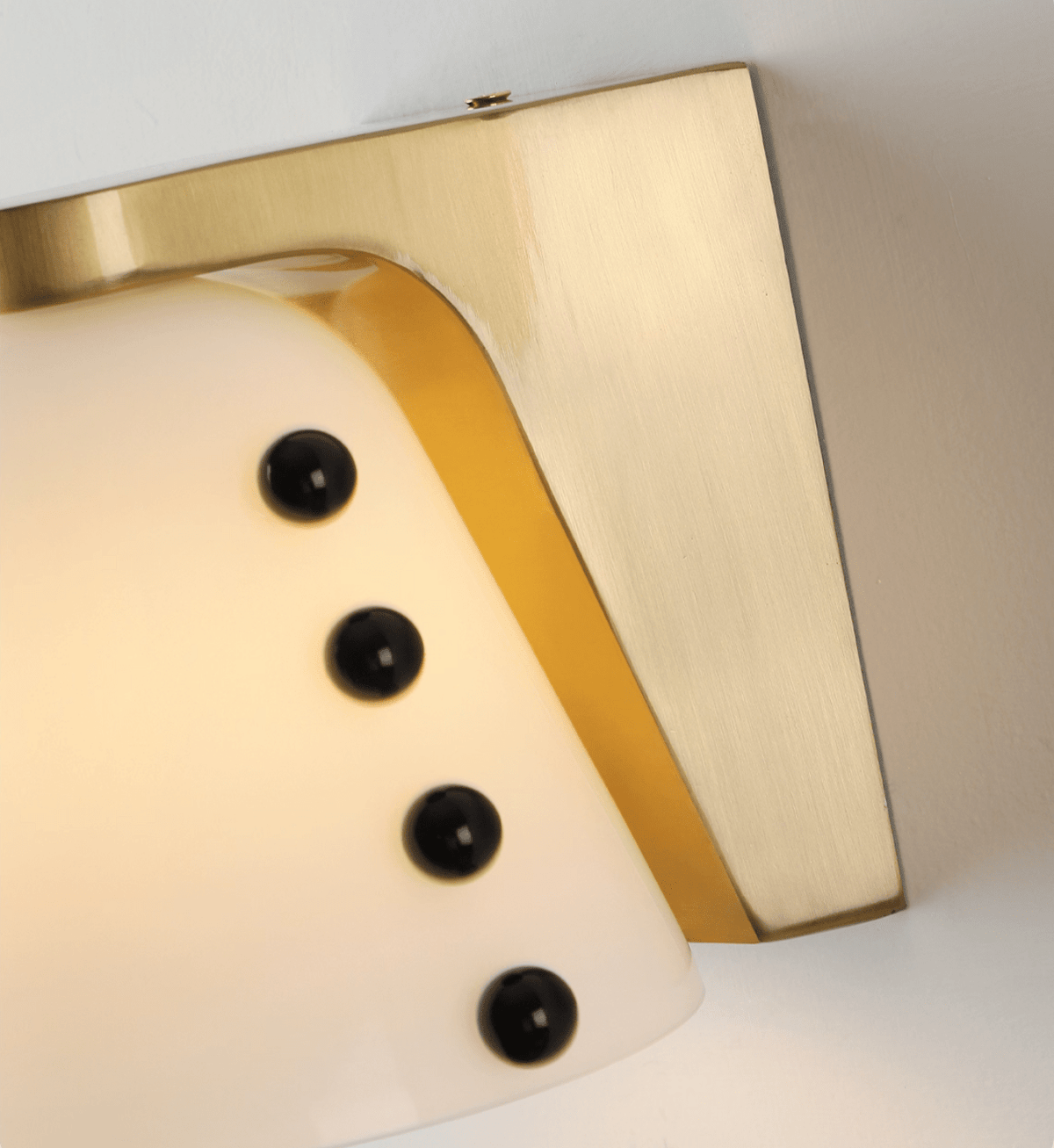 Jude Art Deco glazen wandlamp