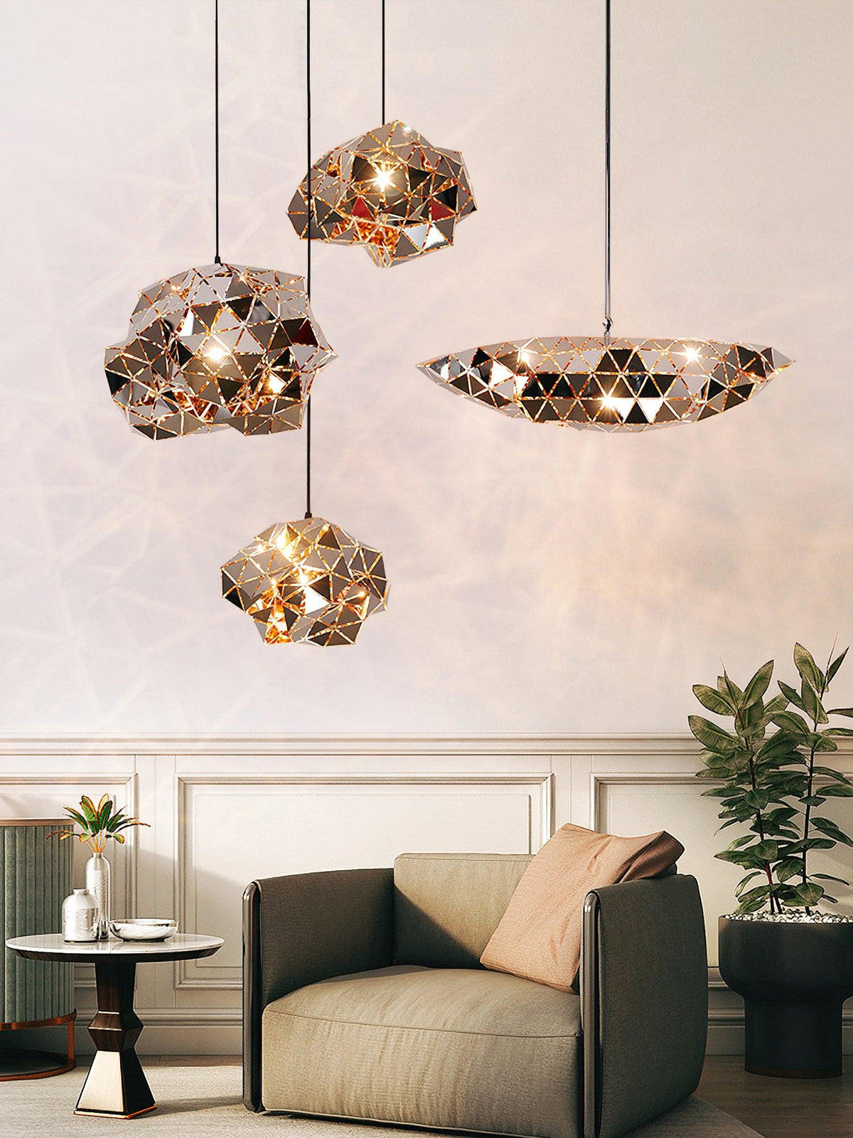 Arix Premium Noordse kunst Panel hanglamp