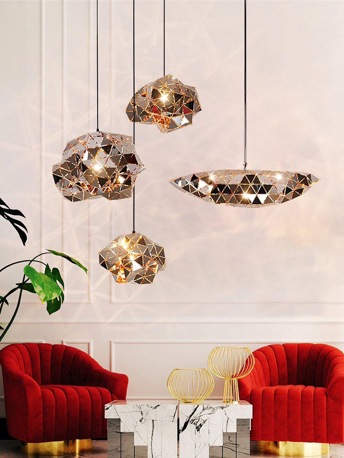 Arix Premium Noordse kunst Panel hanglamp