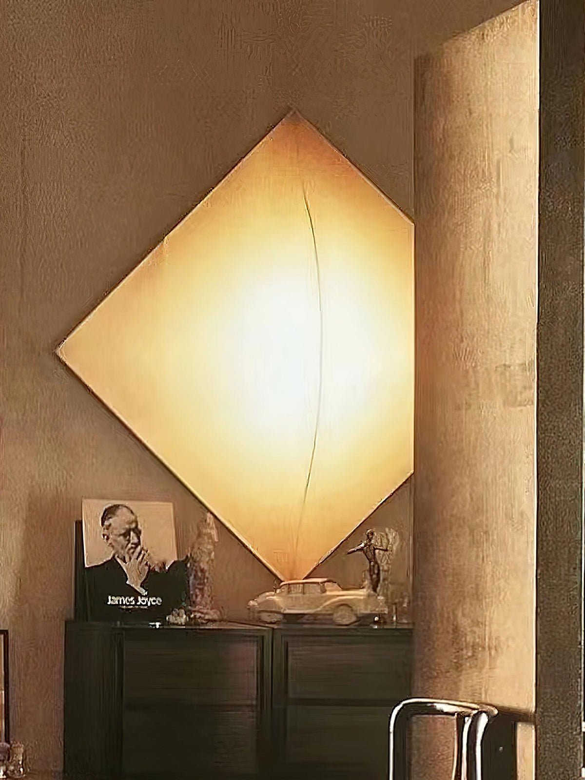 Linivelia Minimalistische wandlamp van textiel