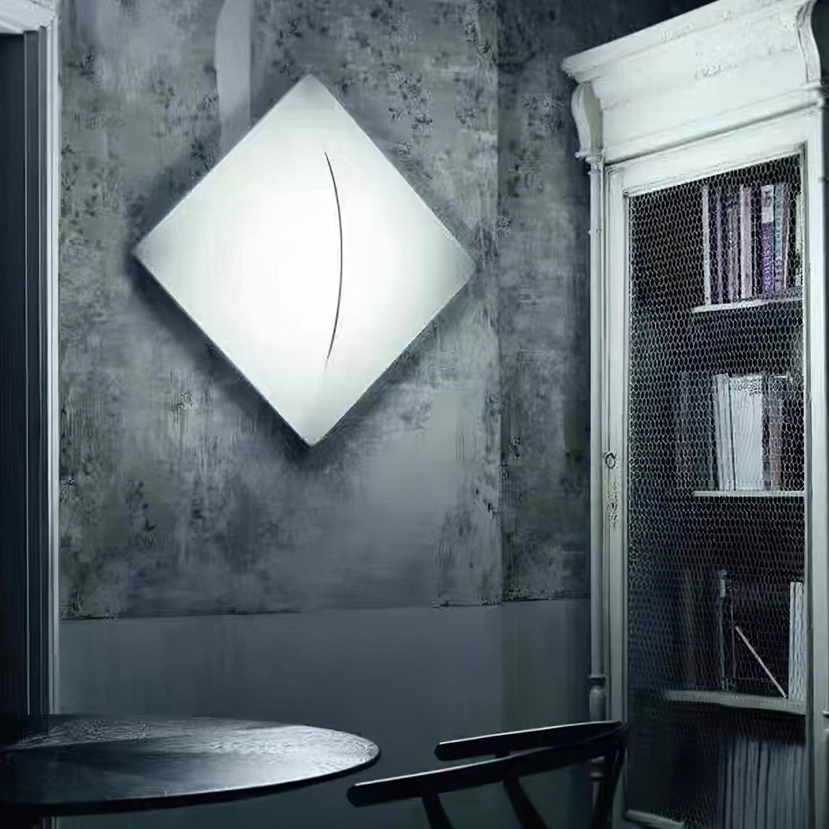 Linivelia Minimalistische wandlamp van textiel