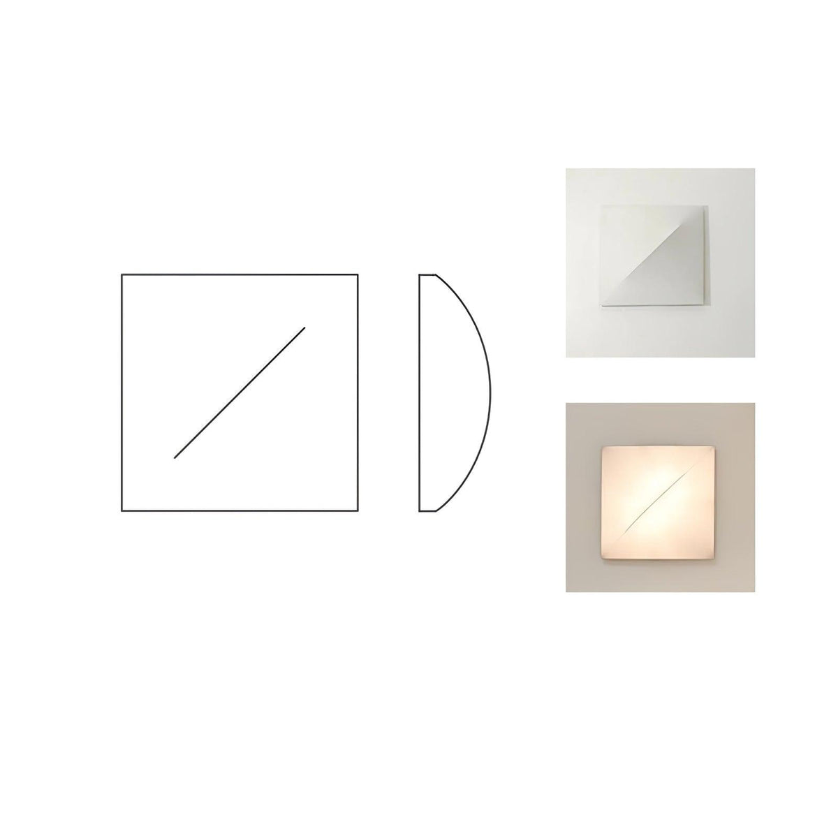 Linivelia Minimalistische wandlamp van textiel