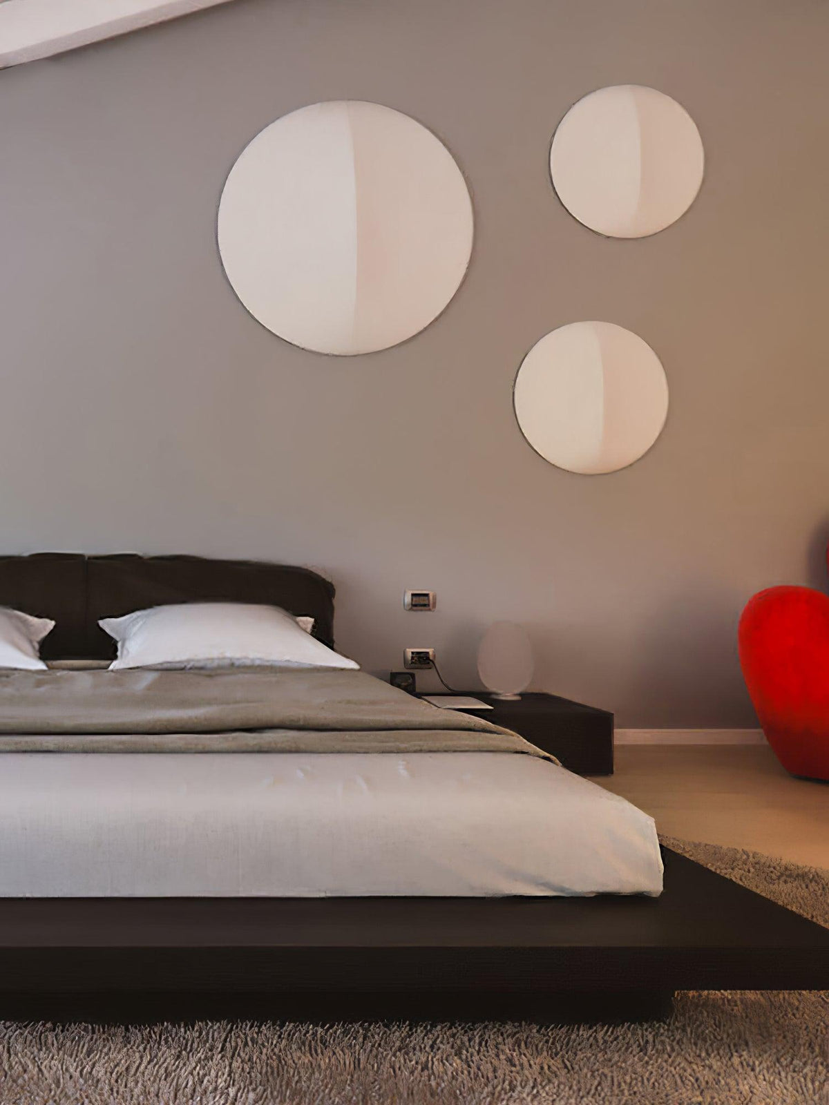 Linivelia Minimalistische wandlamp van textiel