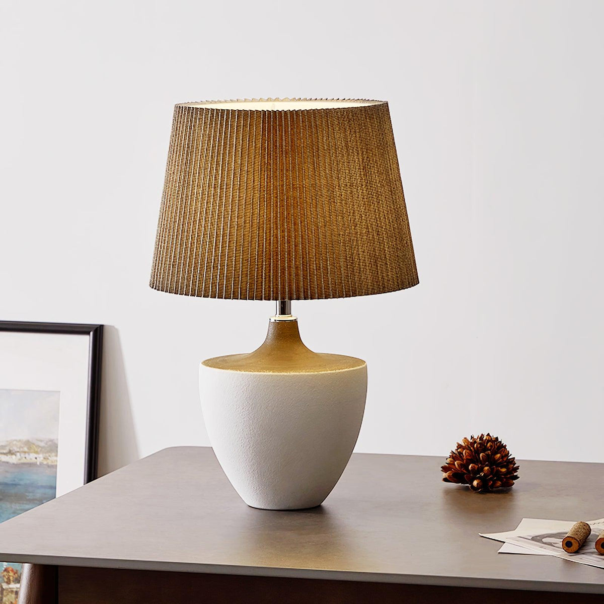 Oasis stoffen tafellamp