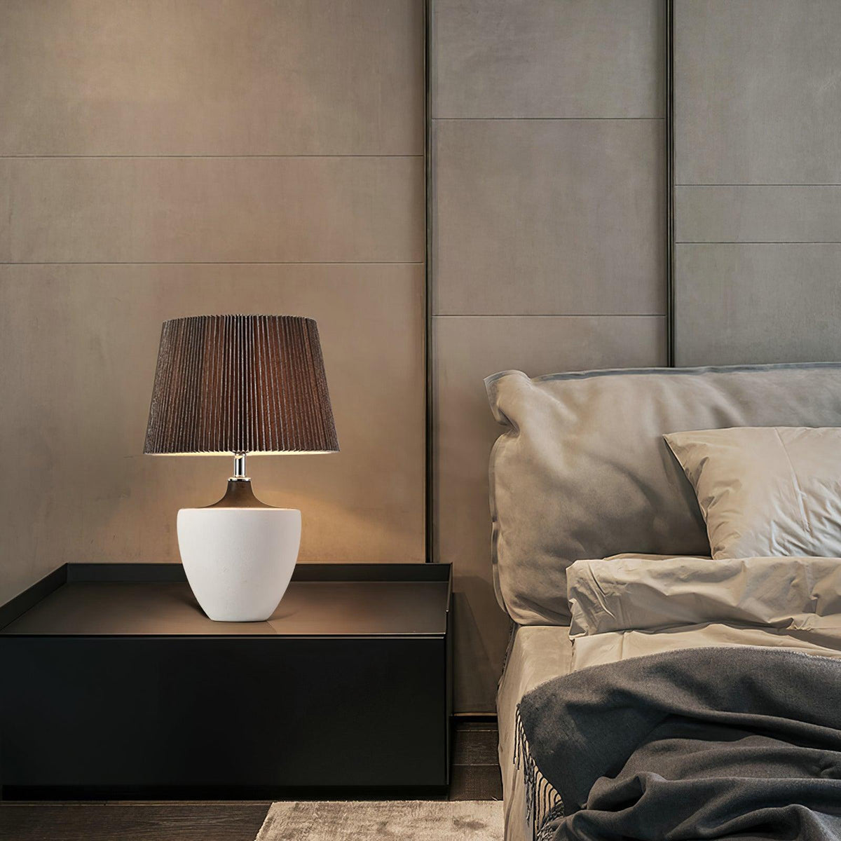 Oasis stoffen tafellamp