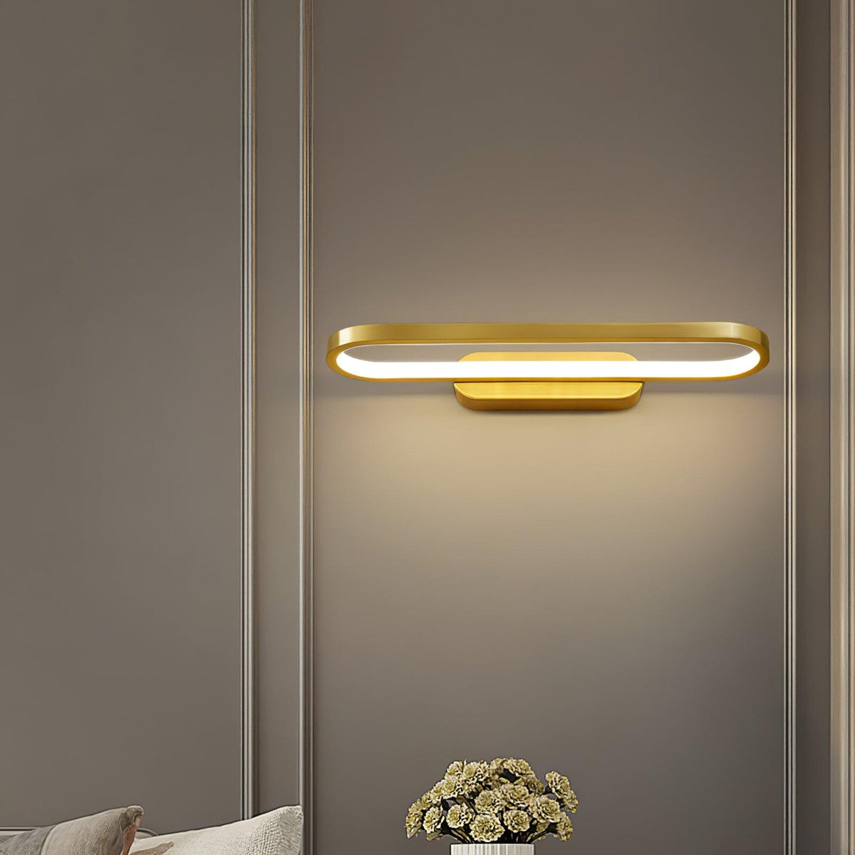 Casaraya Moderne wandlamp van messing in Minimalistisch Design