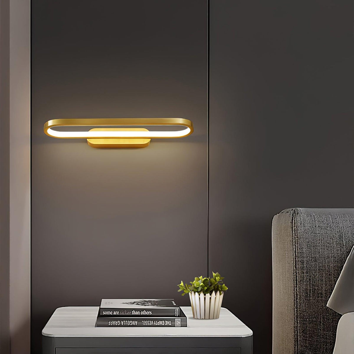 Casaraya Moderne wandlamp van messing in Minimalistisch Design
