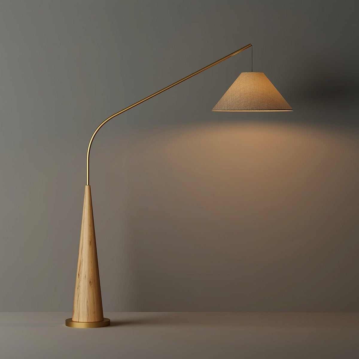 Solense vloerlamp van textiel