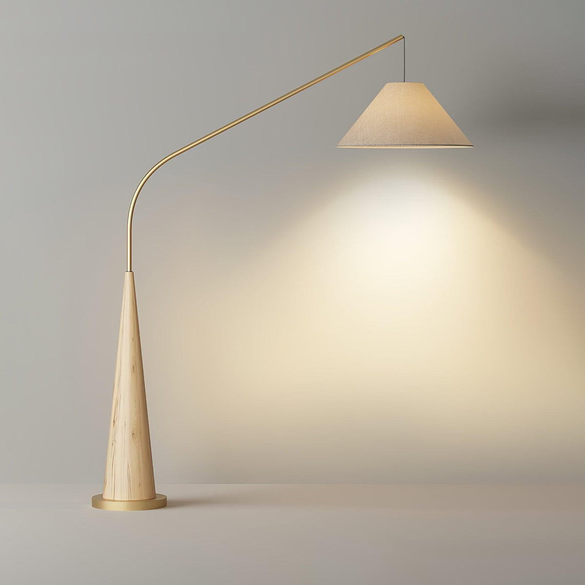 Solense vloerlamp van textiel