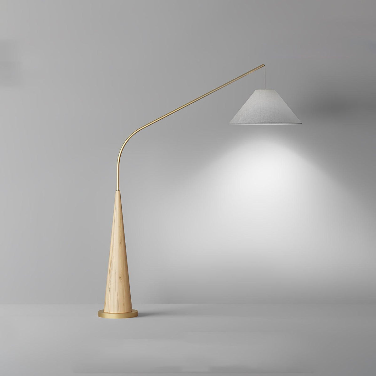Solense vloerlamp van textiel