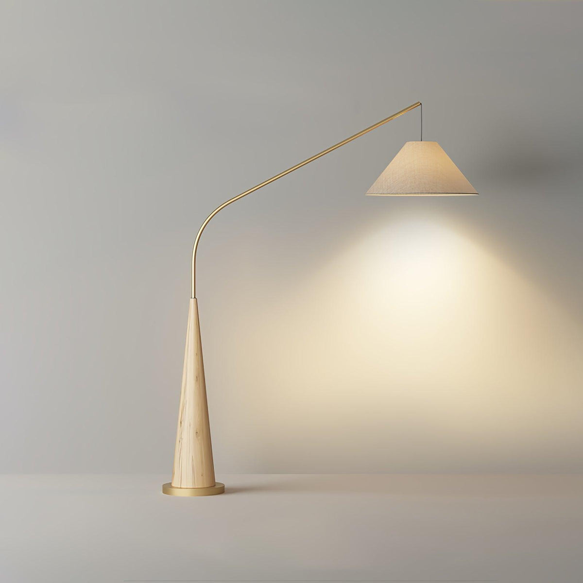 Solense vloerlamp van textiel