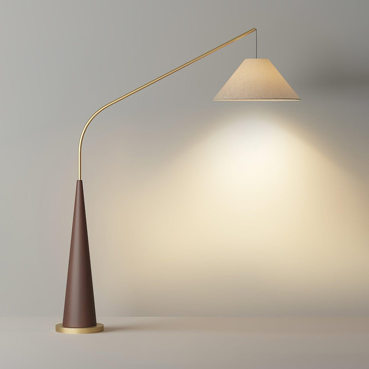 Solense vloerlamp van textiel