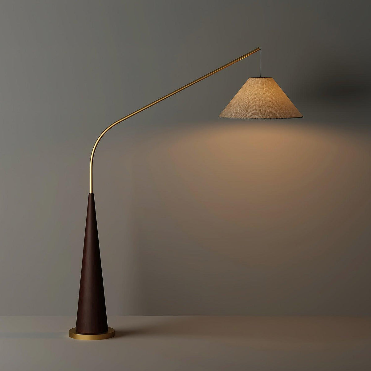 Solense vloerlamp van textiel