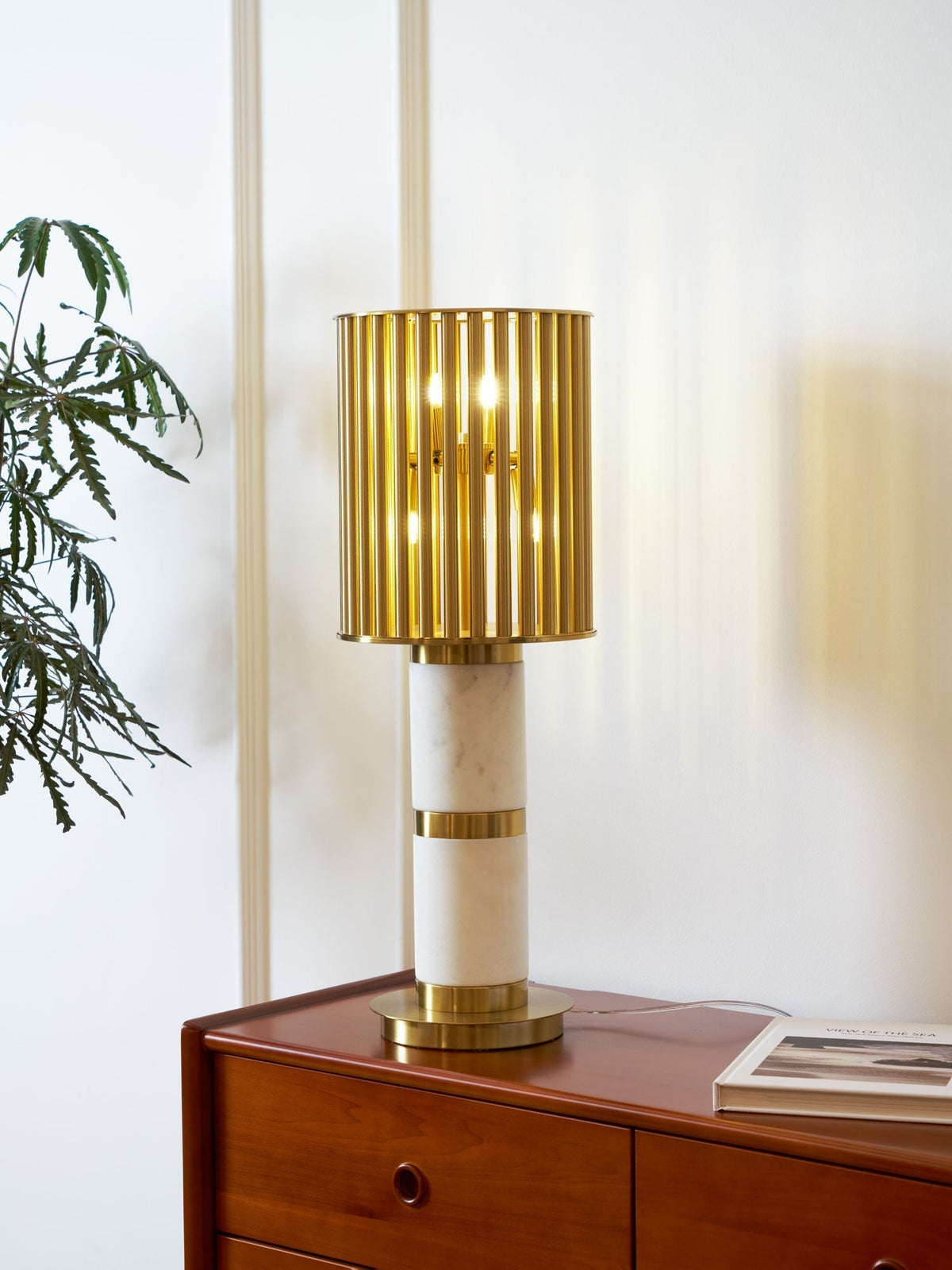Elios Gilded Cage tafellamp