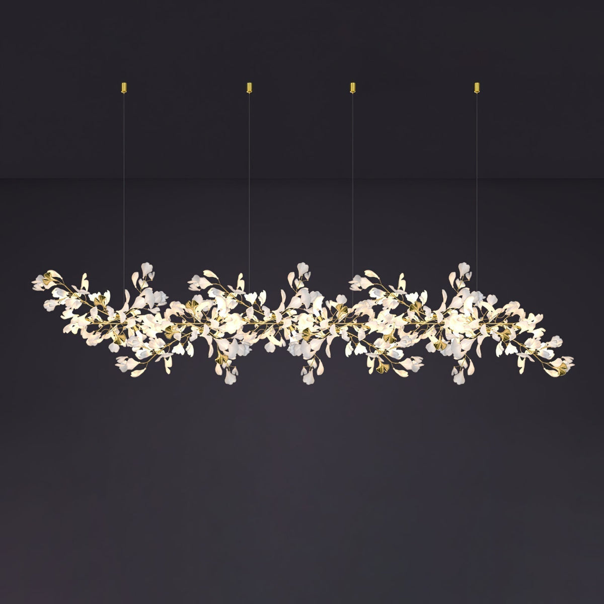 Eurzoris Gingko Leaf Kroonluchter
