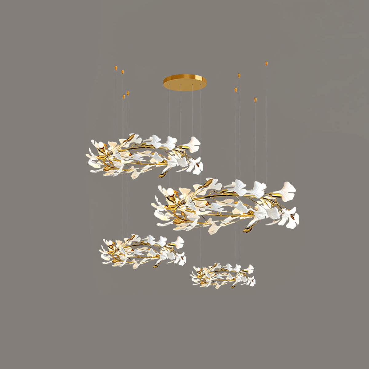 Eurzoris Gingko Leaf Kroonluchter