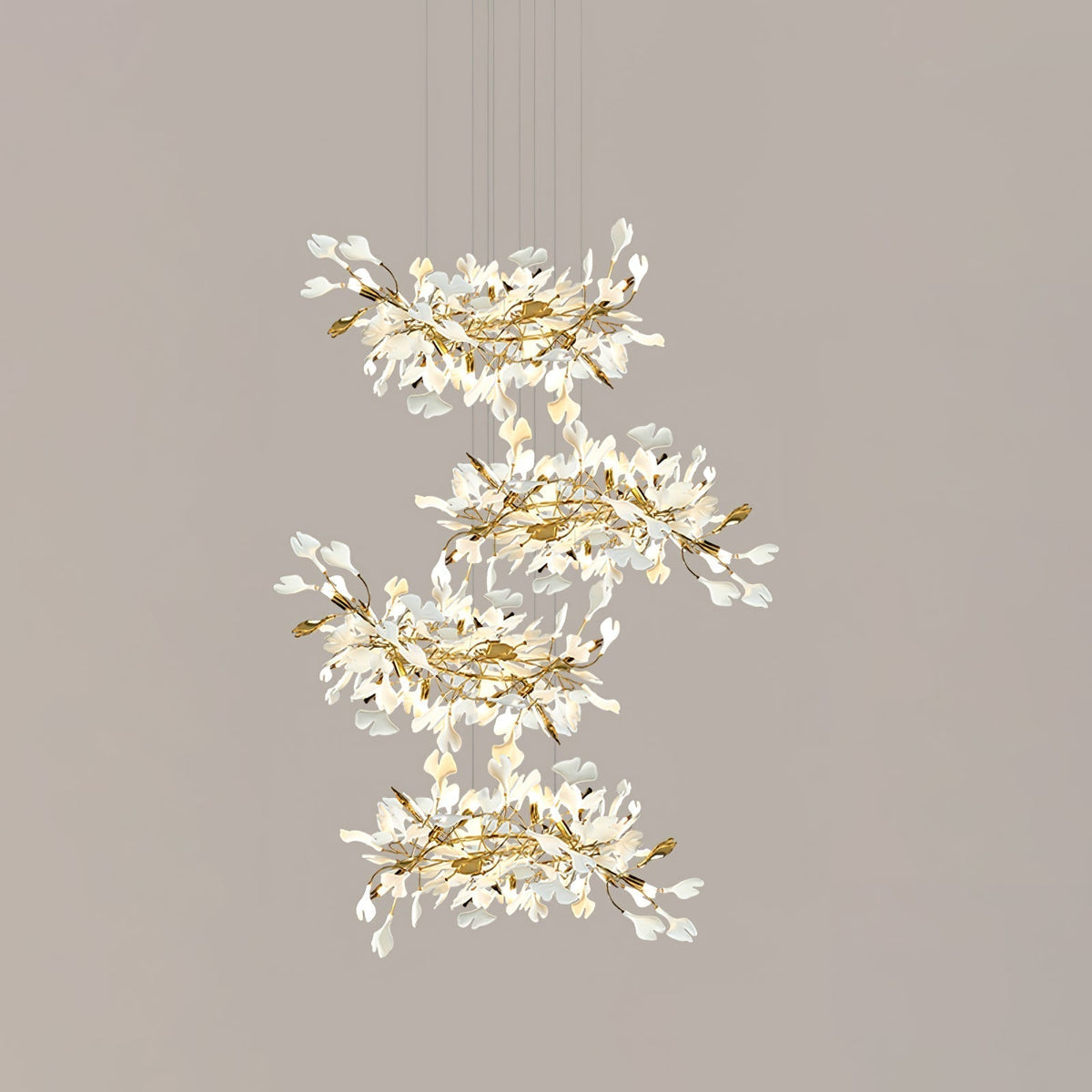 Eurzoris Gingko Leaf Kroonluchter