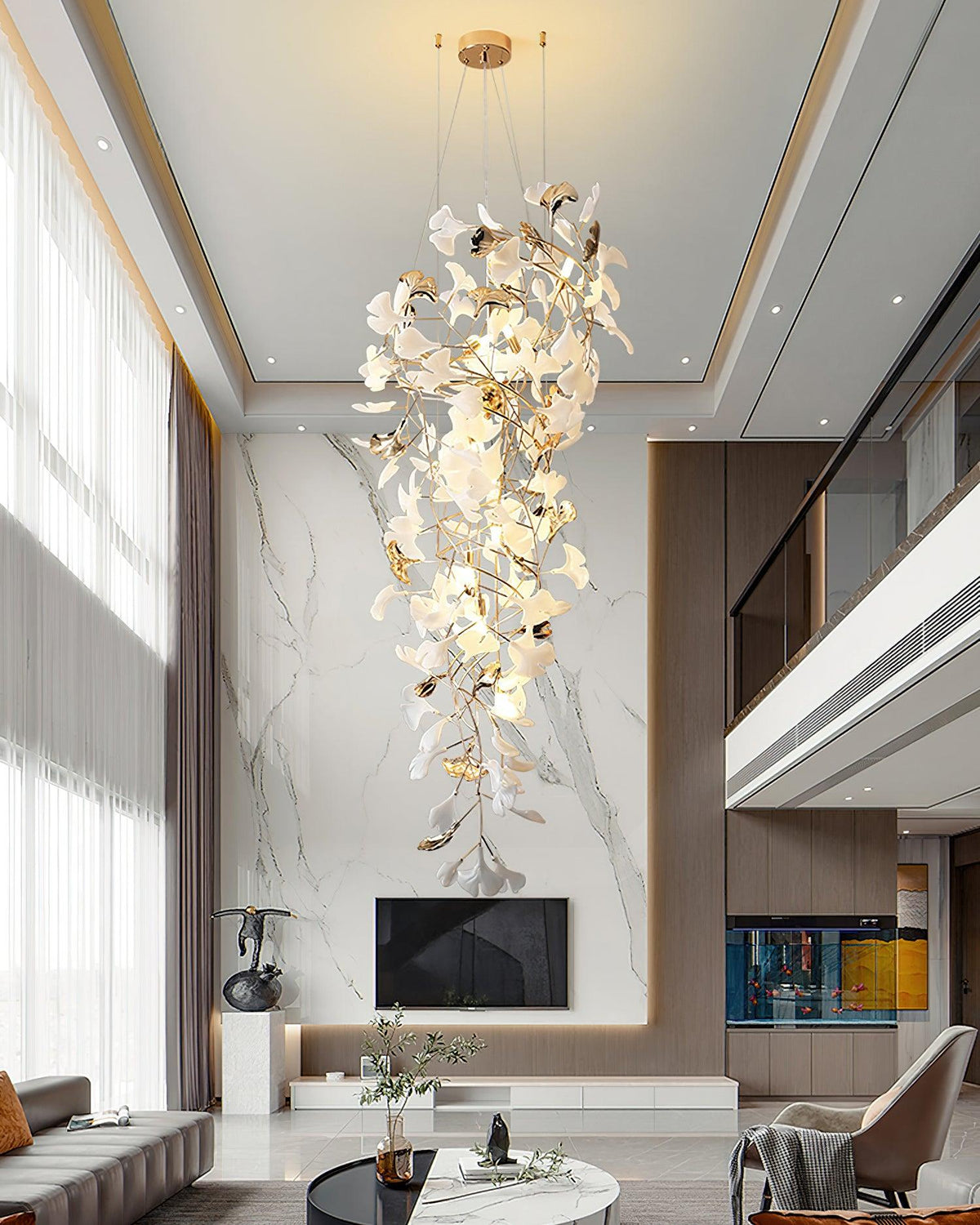 Claire luxe Gingko Kroonluchter
