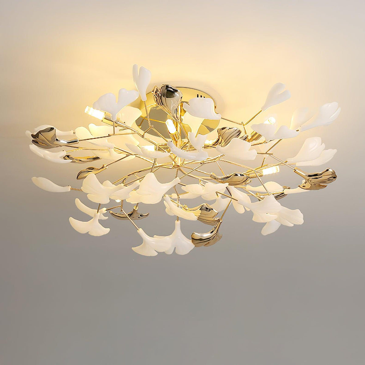 Artheel Premium Noordse kunst Gingko plafondlamp van keramiek