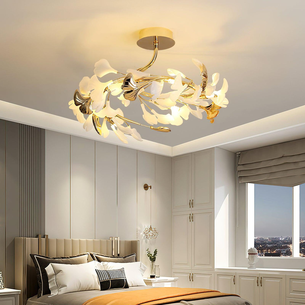 Artheel Premium Noordse kunst Gingko plafondlamp van keramiek