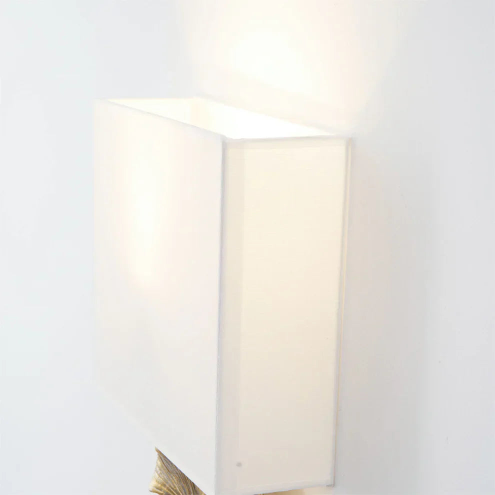 Alessio Vintage Klassiek Ginkgo Messing Wandlamp Slaapkamer Woonkamer