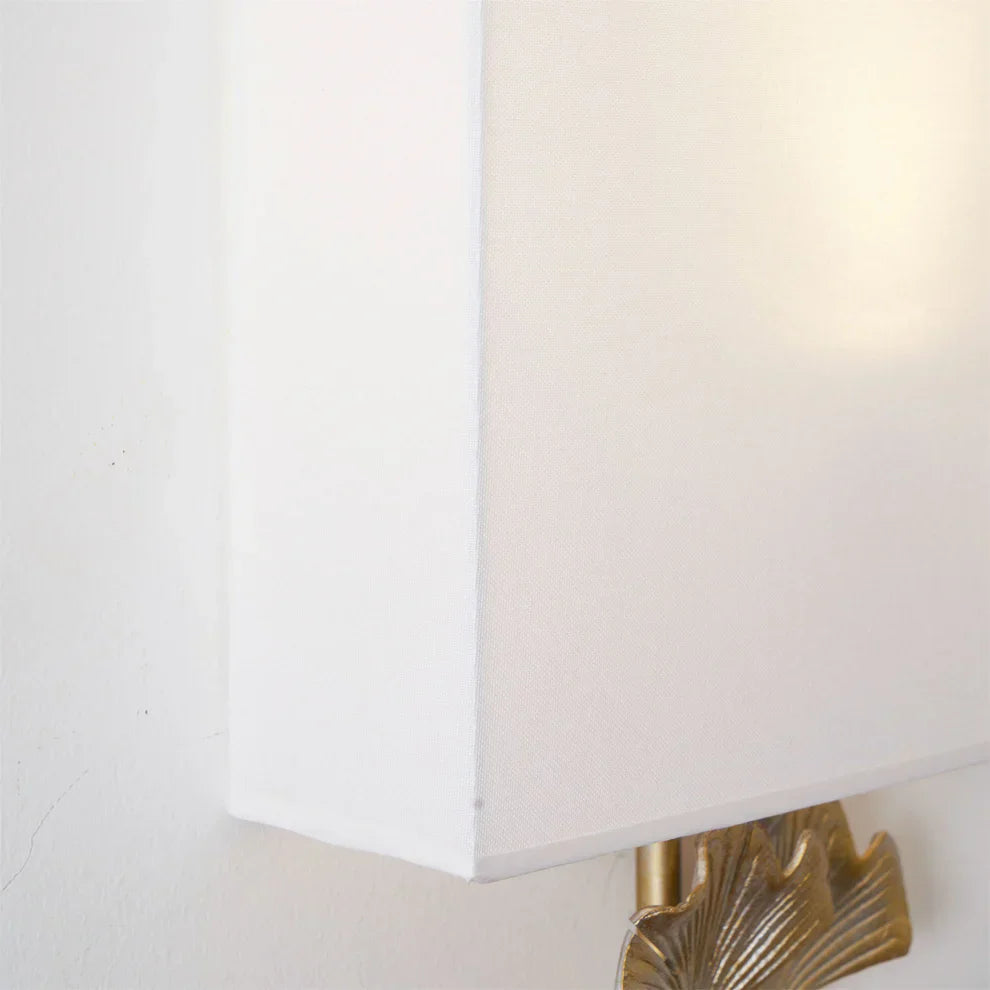Alessio Vintage Klassiek Ginkgo Messing Wandlamp Slaapkamer Woonkamer