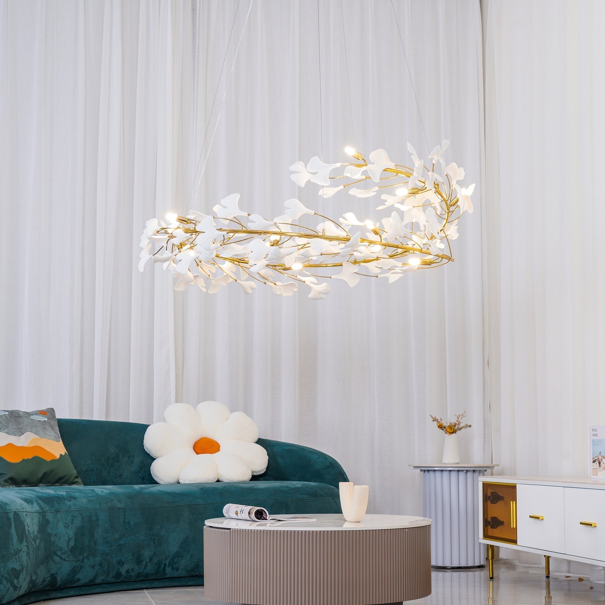 Olivia Moderne LED Design Hanglamp Metaal Woonkamer/Slaapkamer