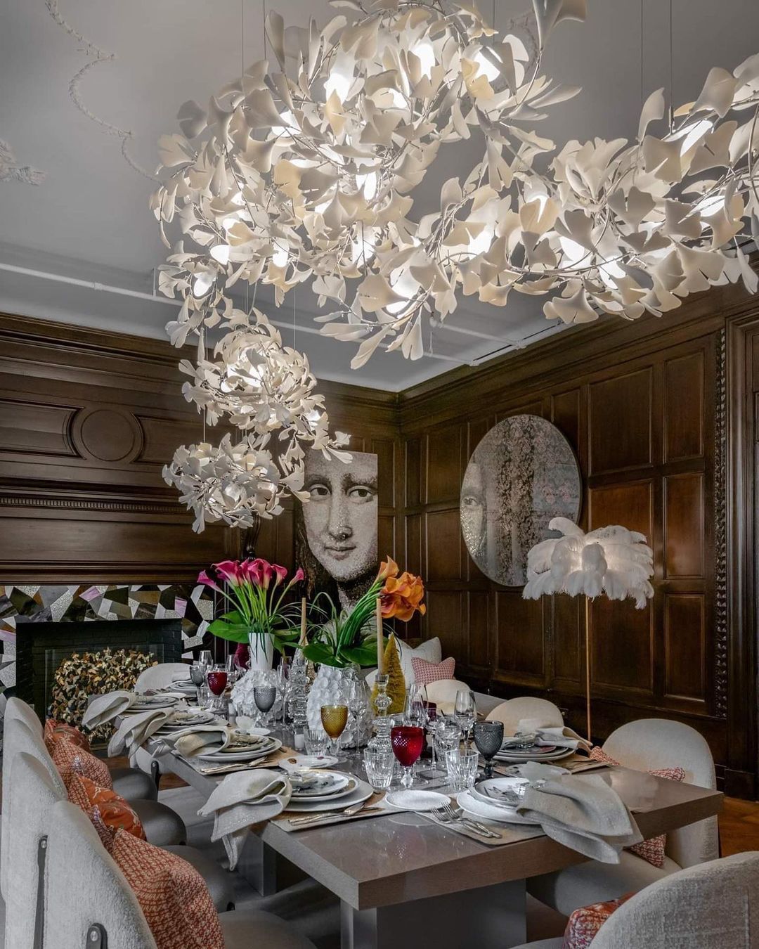 Eurzoris Gingko Leaf Kroonluchter