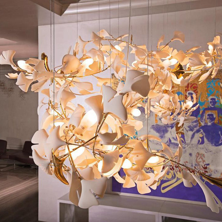 Eurzoris Gingko Leaf Kroonluchter