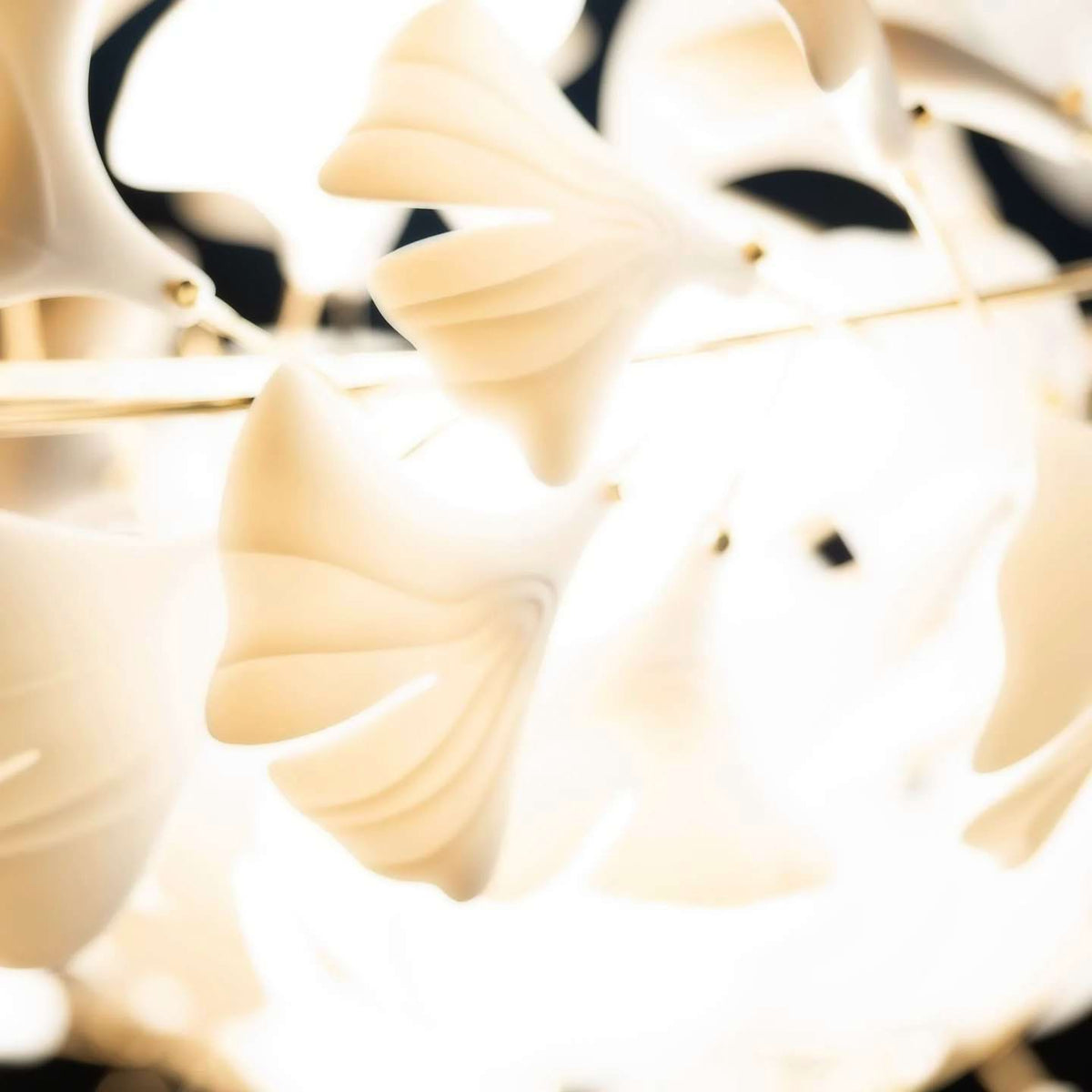Viraaelle Leaves Combination Gingko Ceramics Kroonluchter