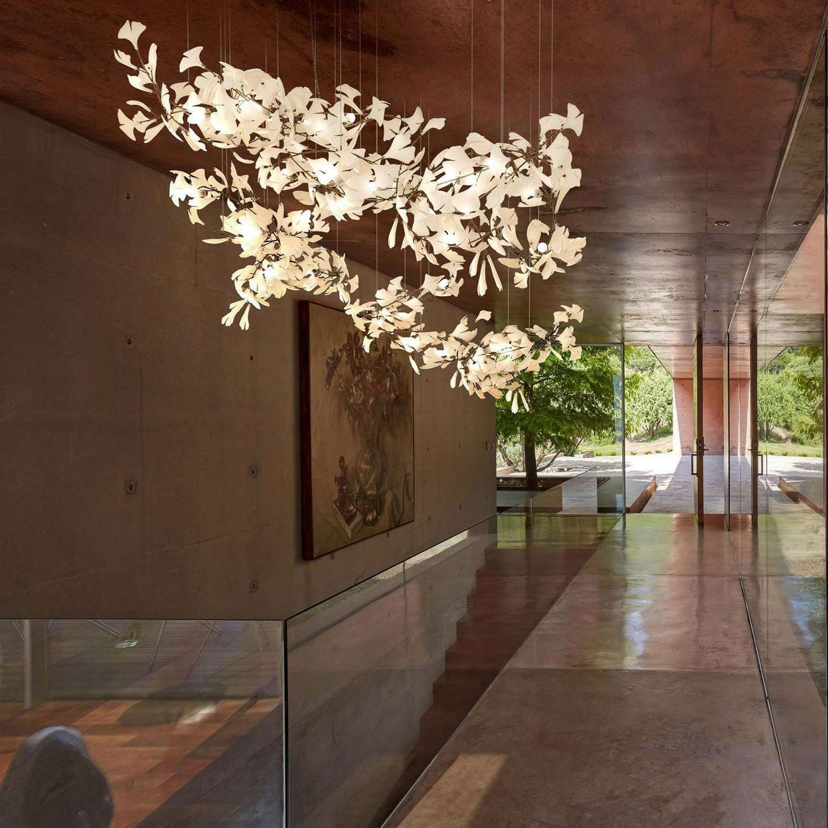 Viraaelle Leaves Combination Gingko Ceramics Kroonluchter