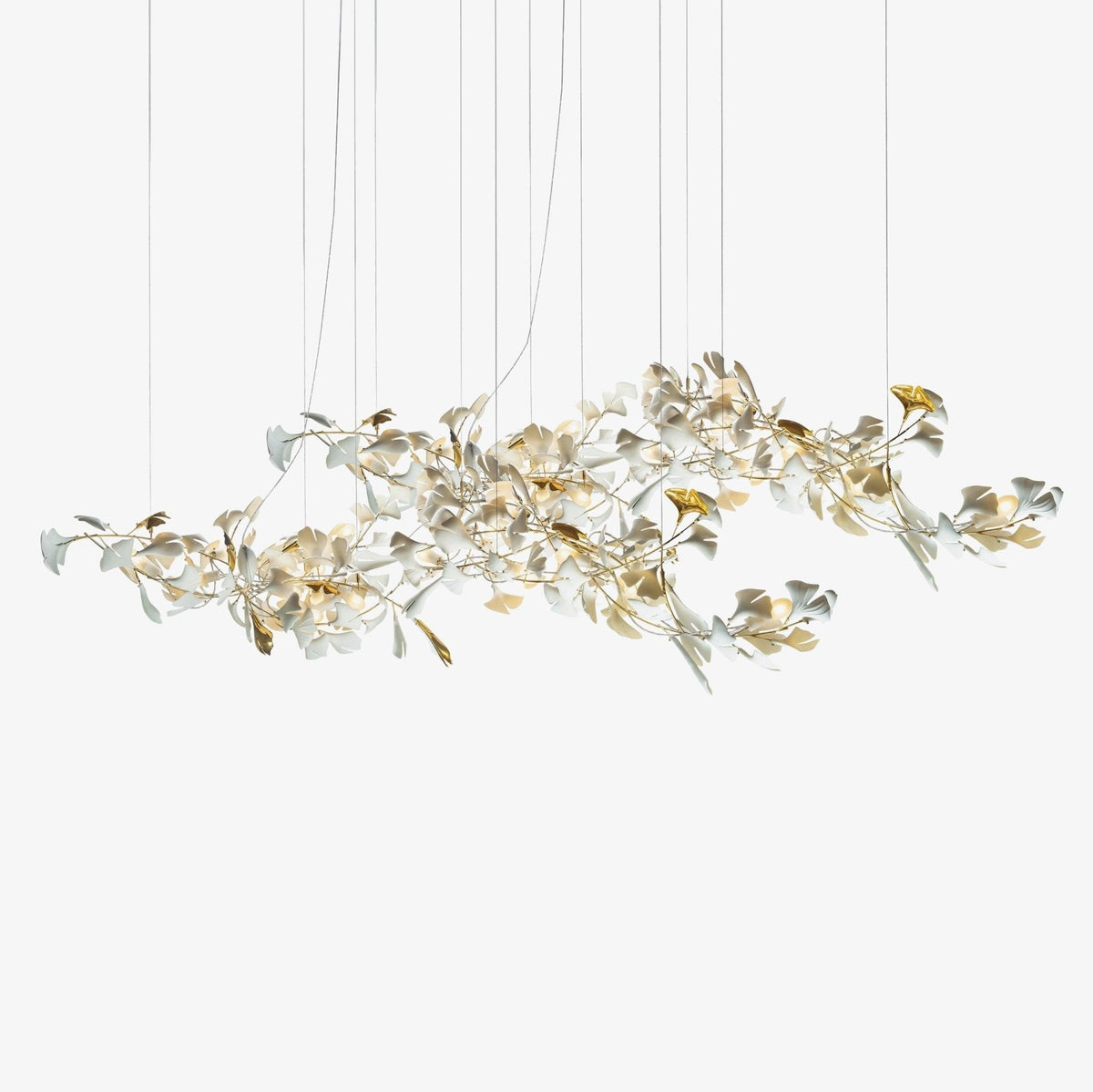 Viraaelle Leaves Combination Gingko Ceramics Kroonluchter