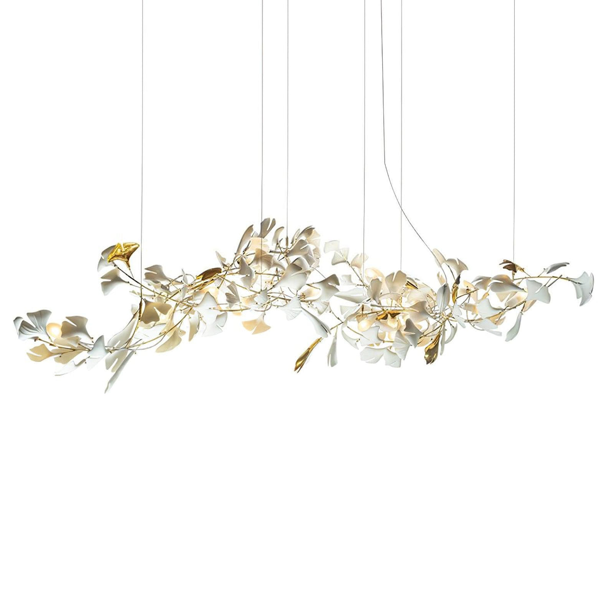 Viraaelle Leaves Combination Gingko Ceramics Kroonluchter