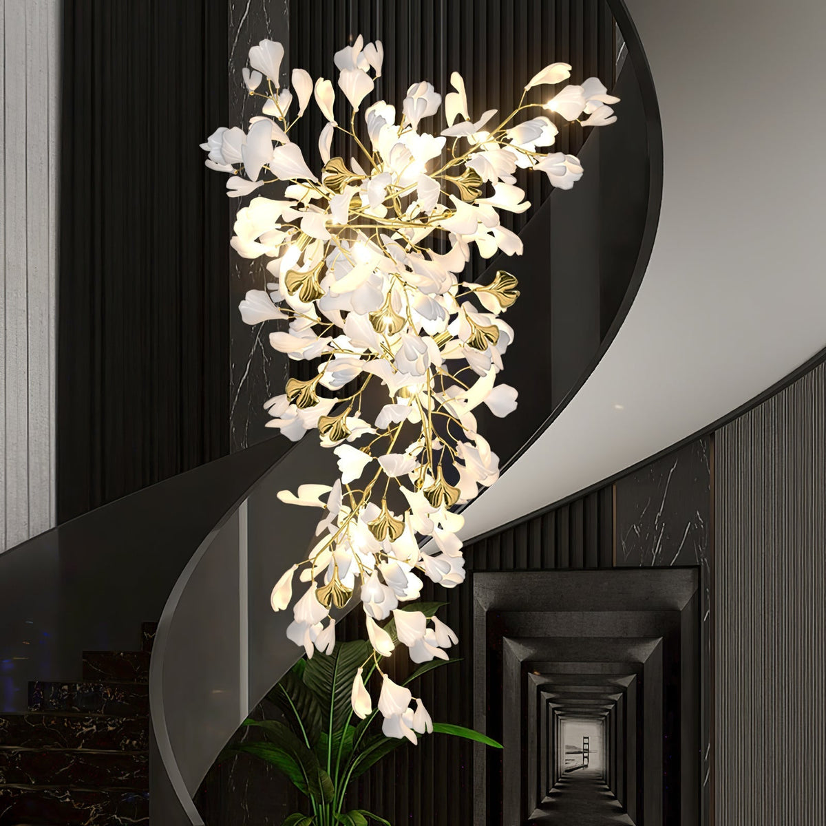 Calaena Gingko kroonluchter
