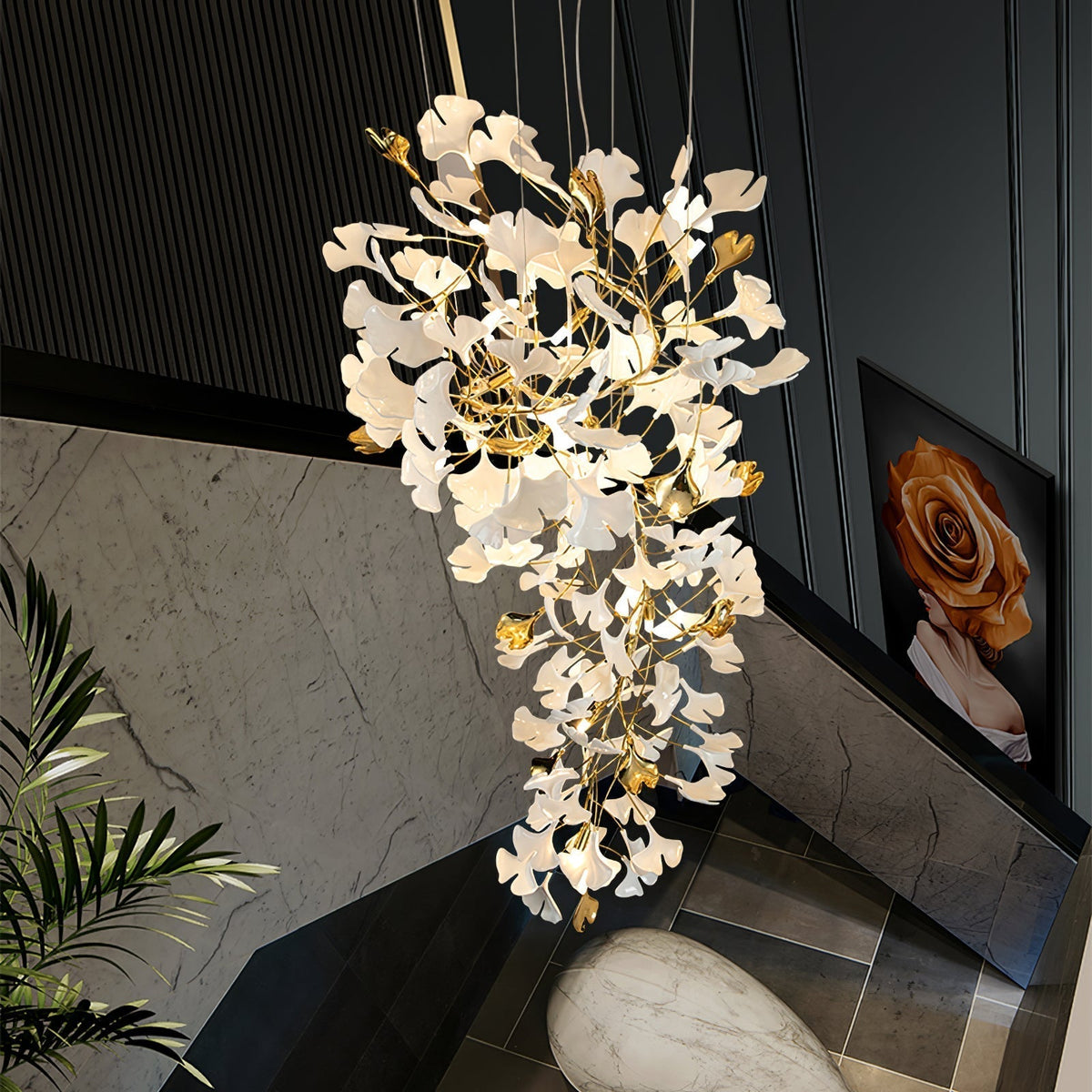 Calaena Gingko kroonluchter
