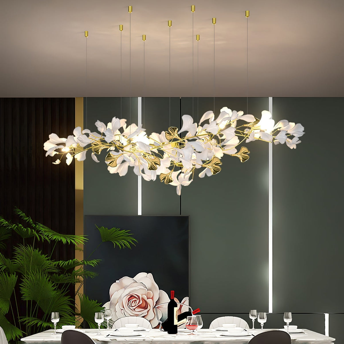 Calaena Gingko kroonluchter