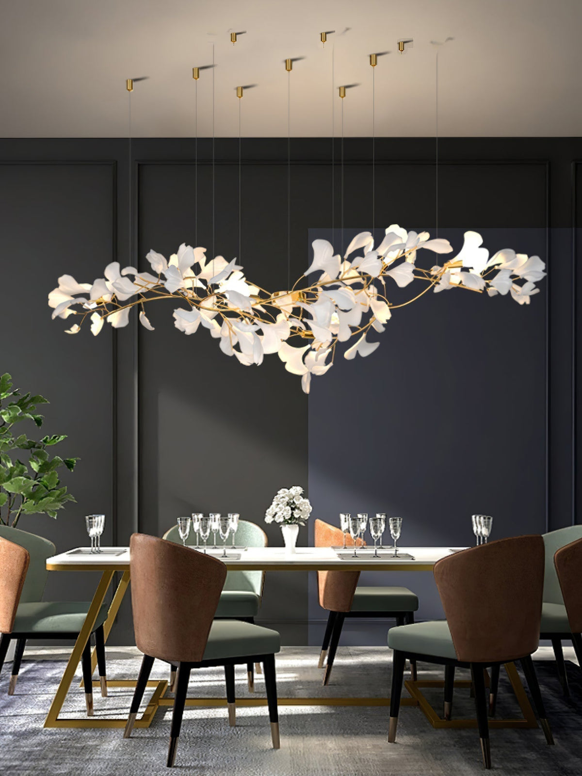 Calaena Gingko kroonluchter