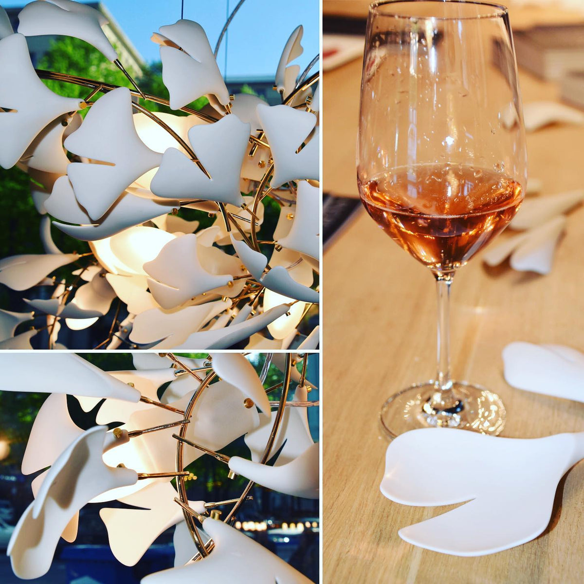 Eurzoris Gingko Leaf Kroonluchter