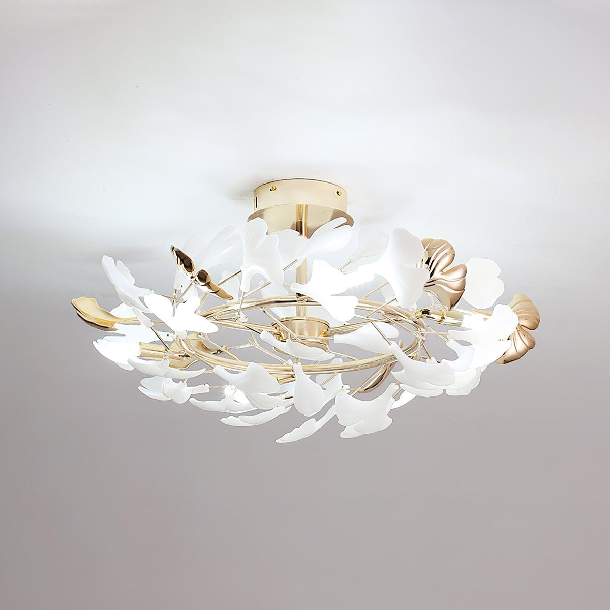 Artheel Premium Noordse kunst Gingko plafondlamp van keramiek