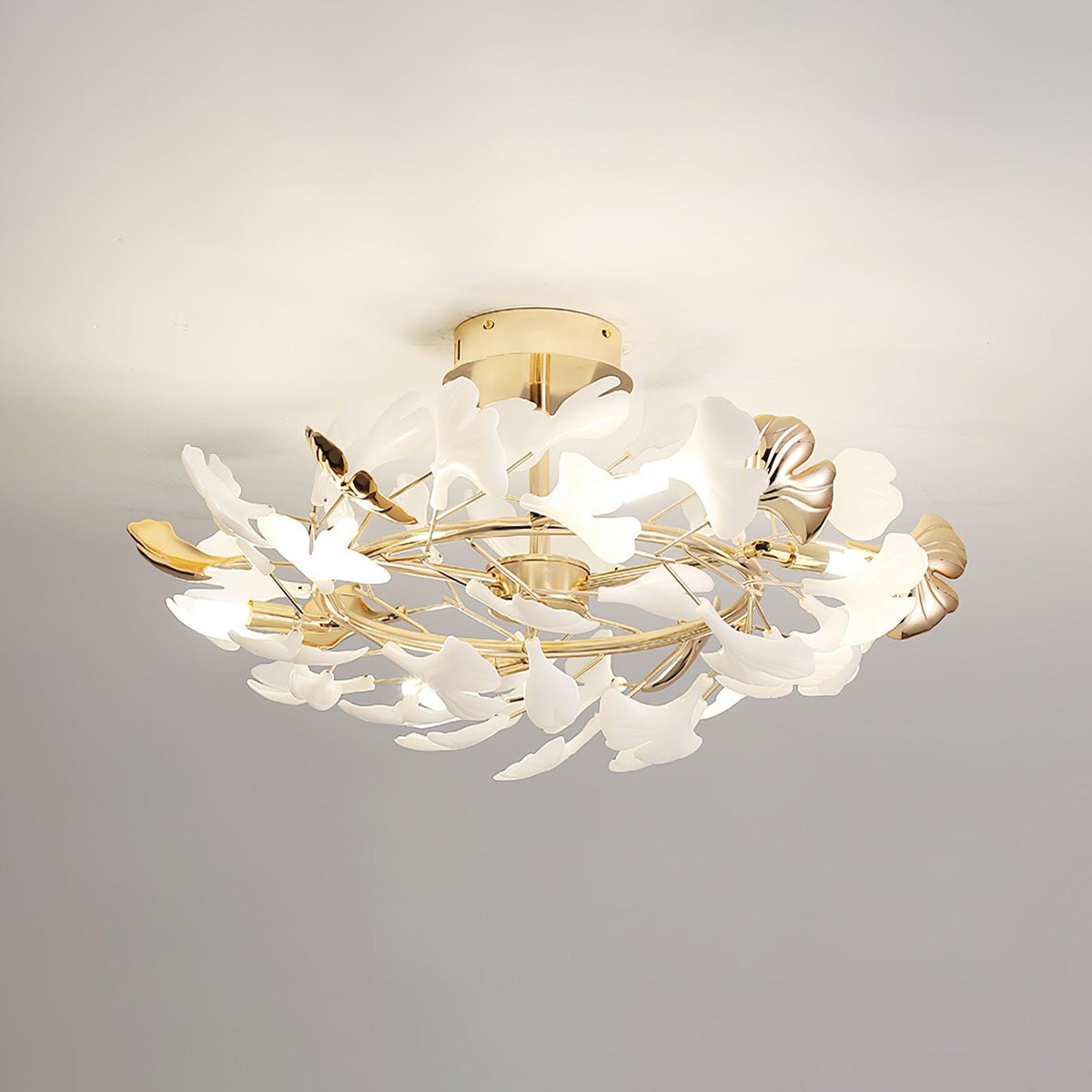 Artheel Premium Noordse kunst Gingko plafondlamp van keramiek