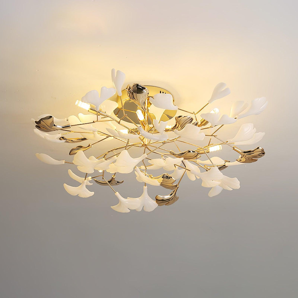 Artheel Premium Noordse kunst Gingko plafondlamp van keramiek