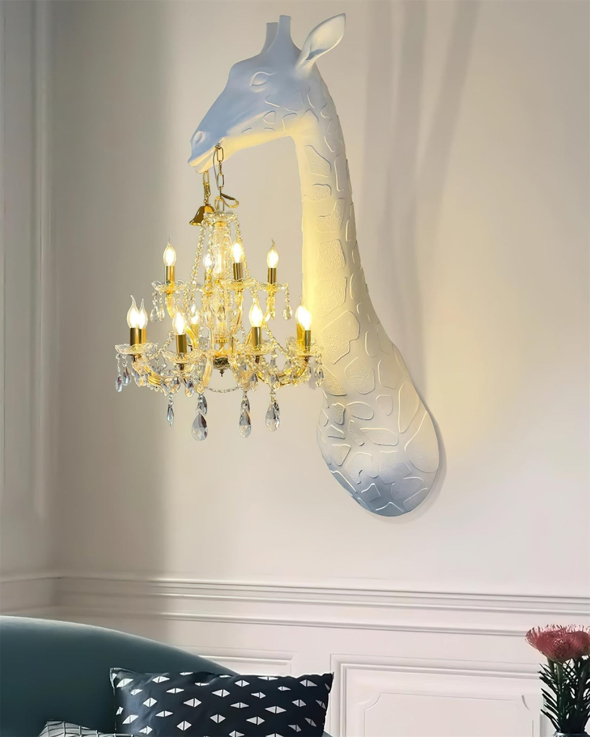 Elyoelle Creatief ontwerp Kristal Wandlamp