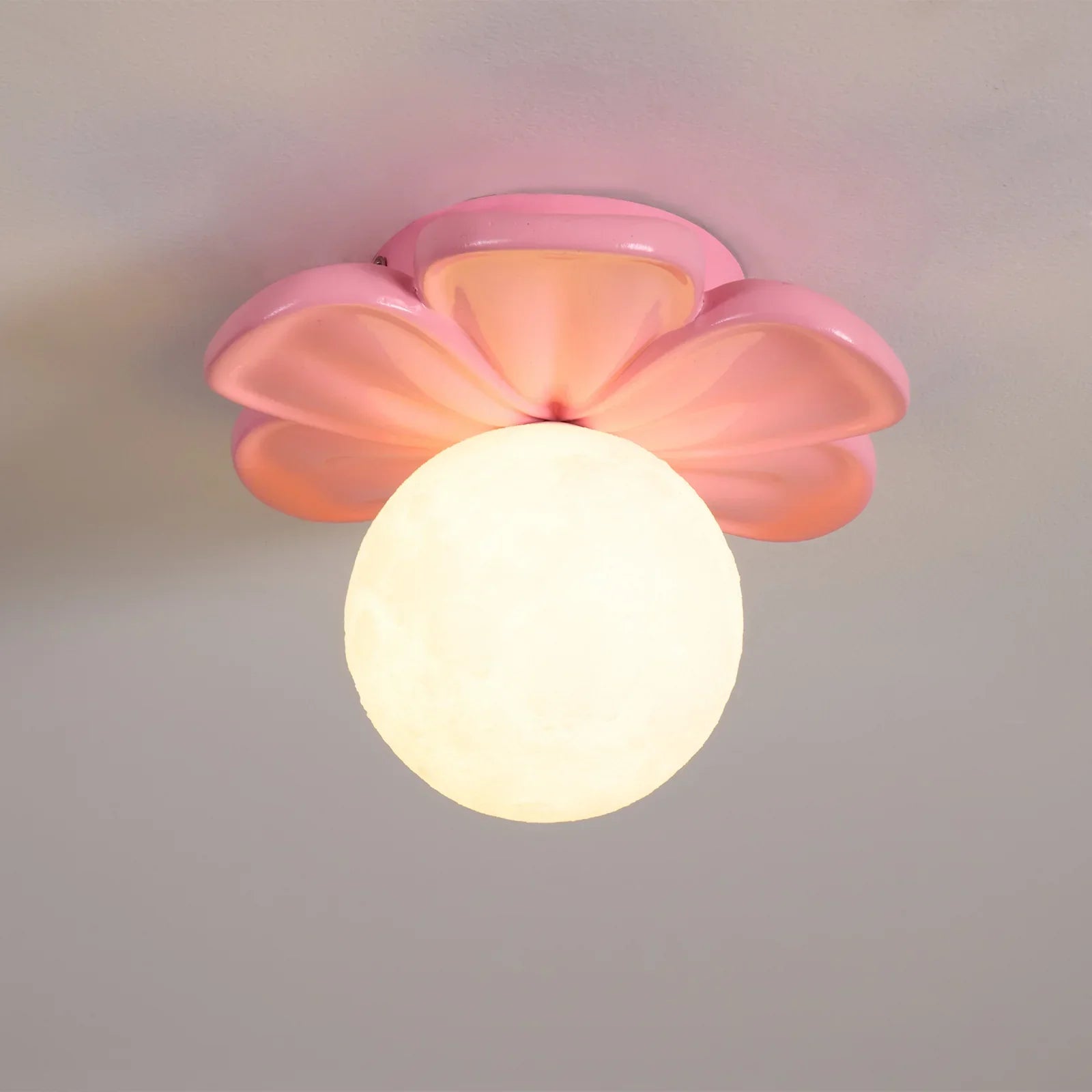 Carins Hars Roze Beige Bloem Plafondlamp Eetkamer Slaapkamer