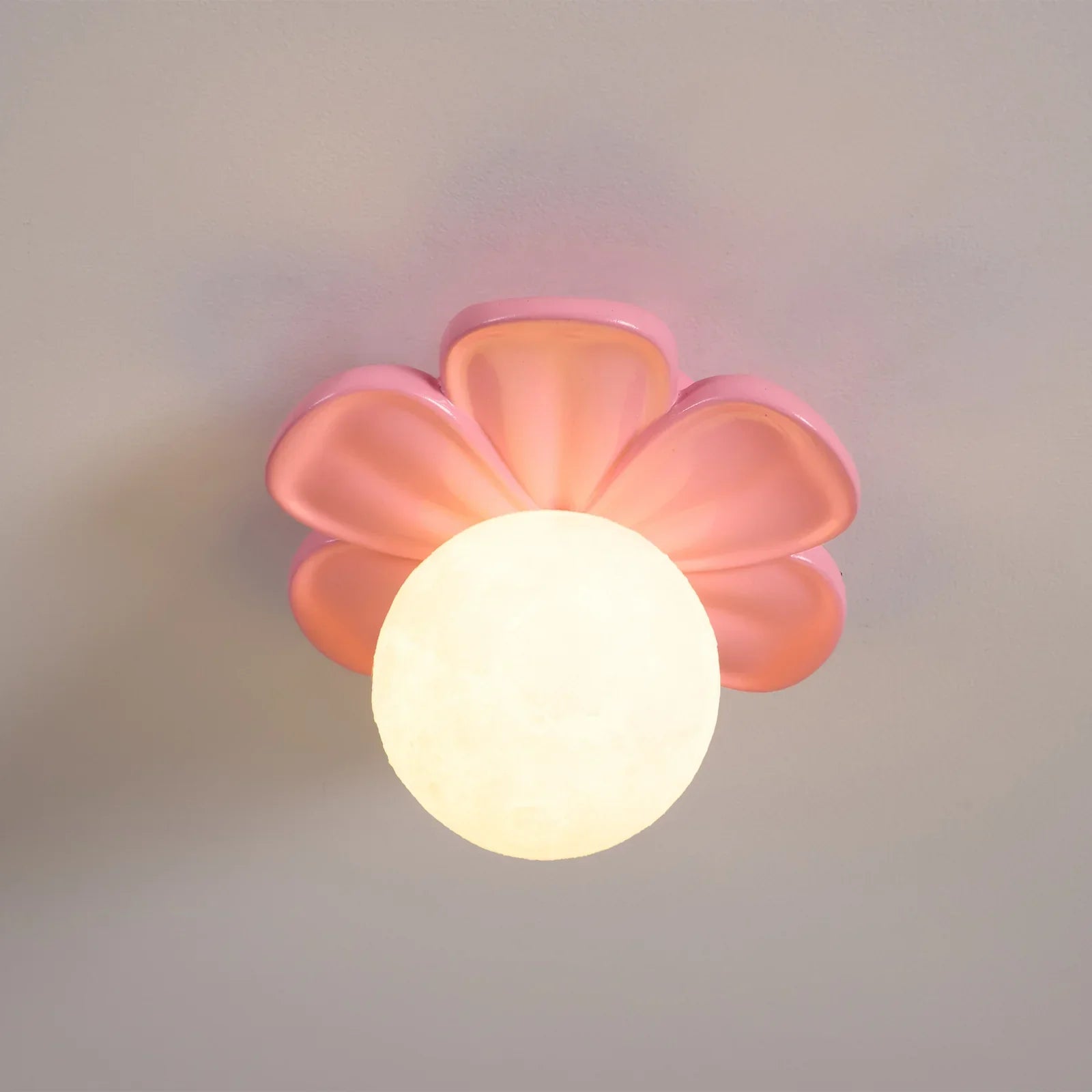 Carins Hars Roze Beige Bloem Plafondlamp Eetkamer Slaapkamer