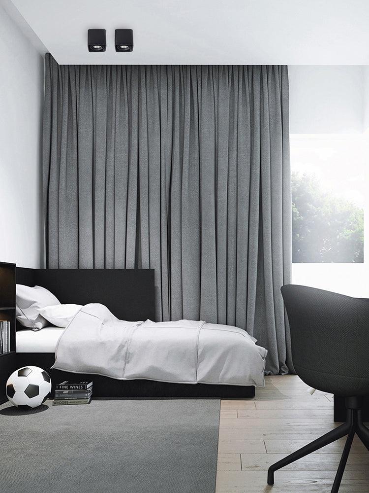 Devely Spotlight Vlakke Plafondmontage Dubbele LED Hoekige Minimalistische