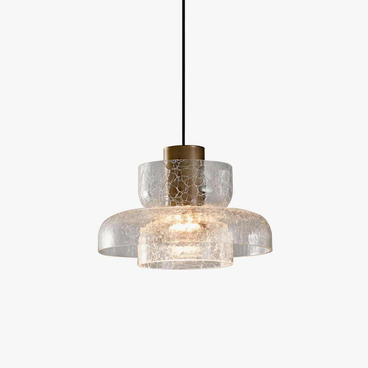 Glacier Crackle glas hanglamp