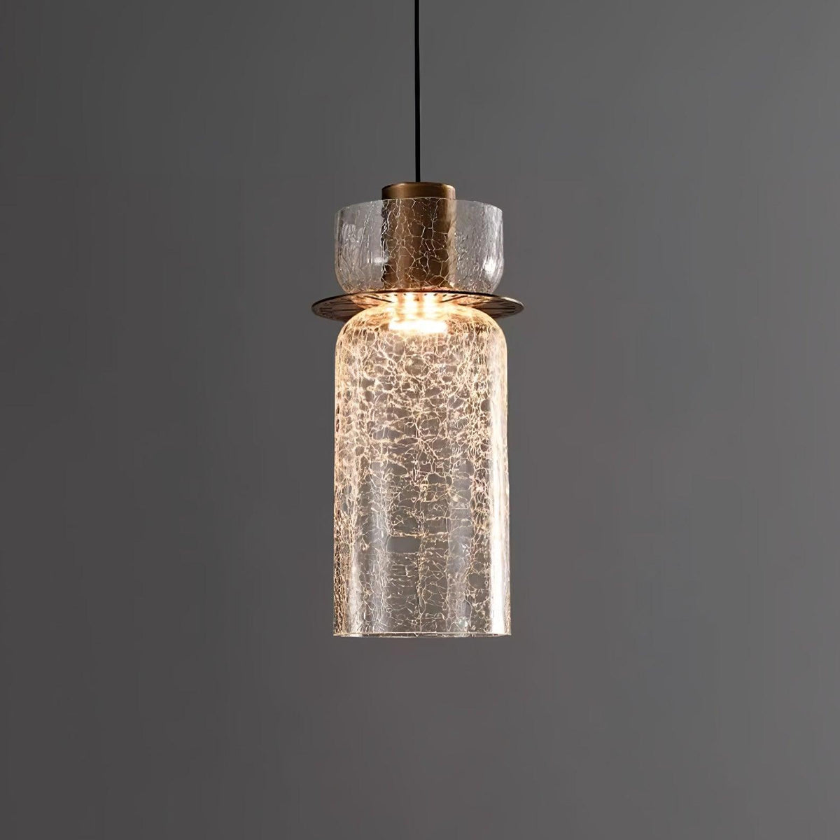 Glacier Crackle glas hanglamp