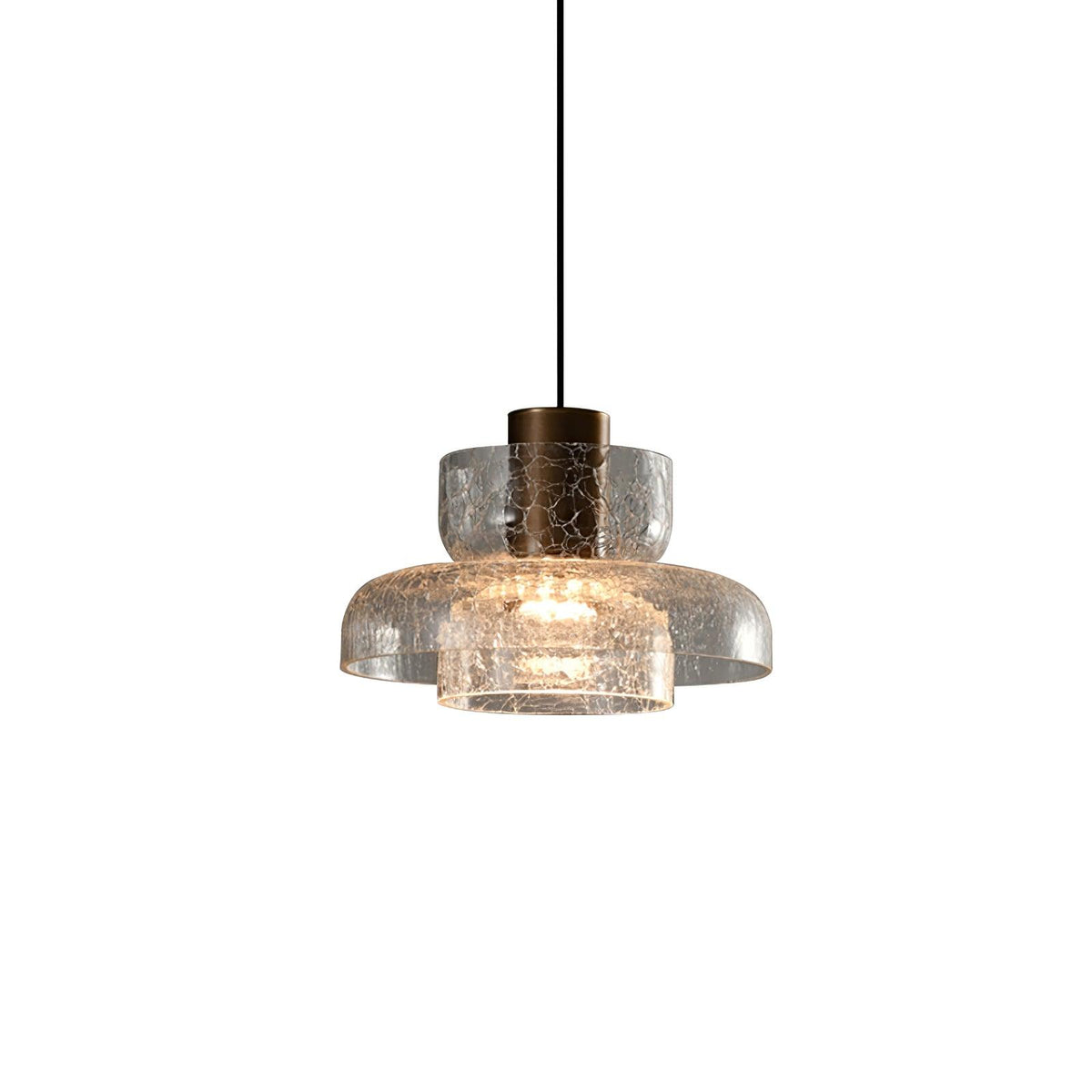 Glacier Crackle glas hanglamp